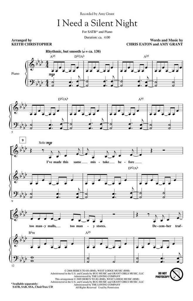 I Need a Silent Night